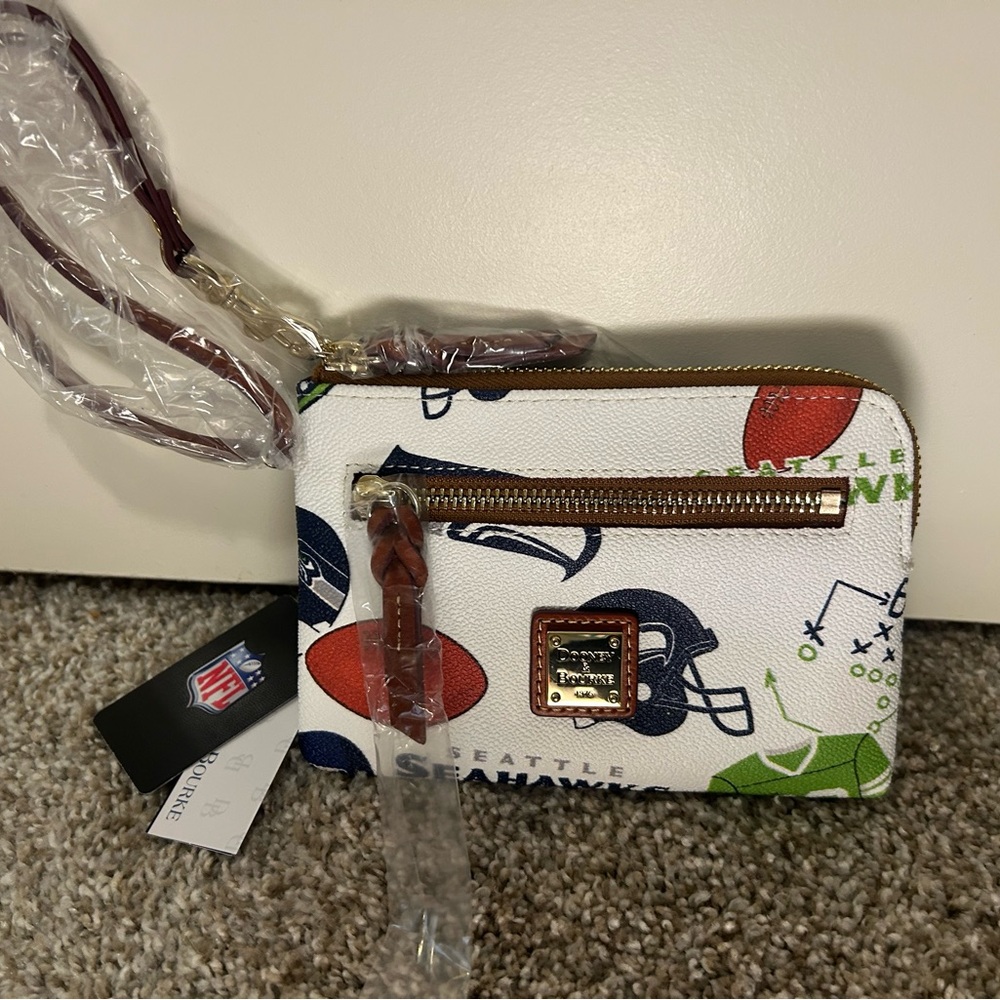 Dooney & Bourke NFL Seahawks Wristlet